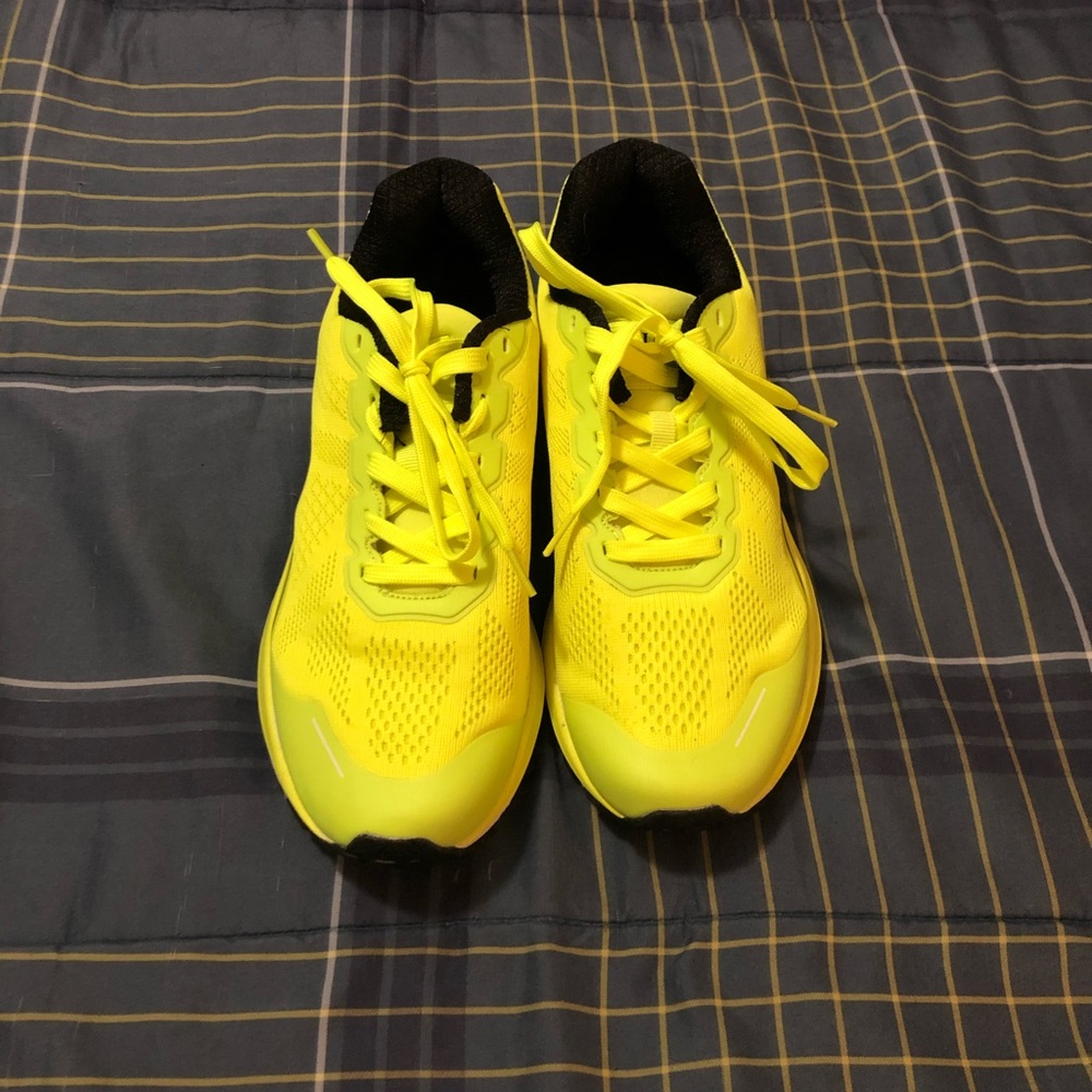 Neon Yellow Tennis Shoes